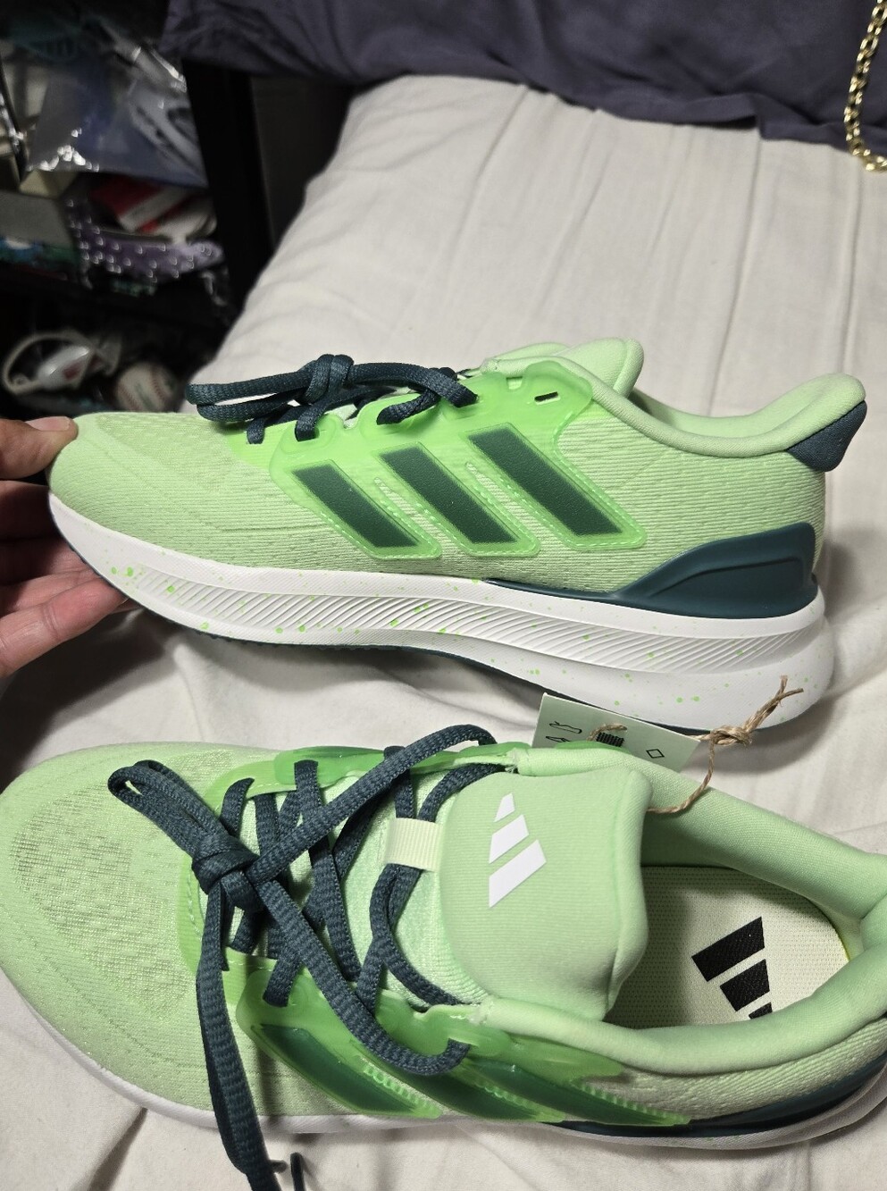 Adidas Ultrarun 5 Junior Green Sz 4 Youth NWT - Picture 4 of 8